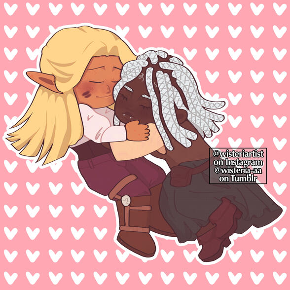 Characters: Savika and Florian by me